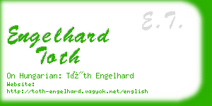 engelhard toth business card